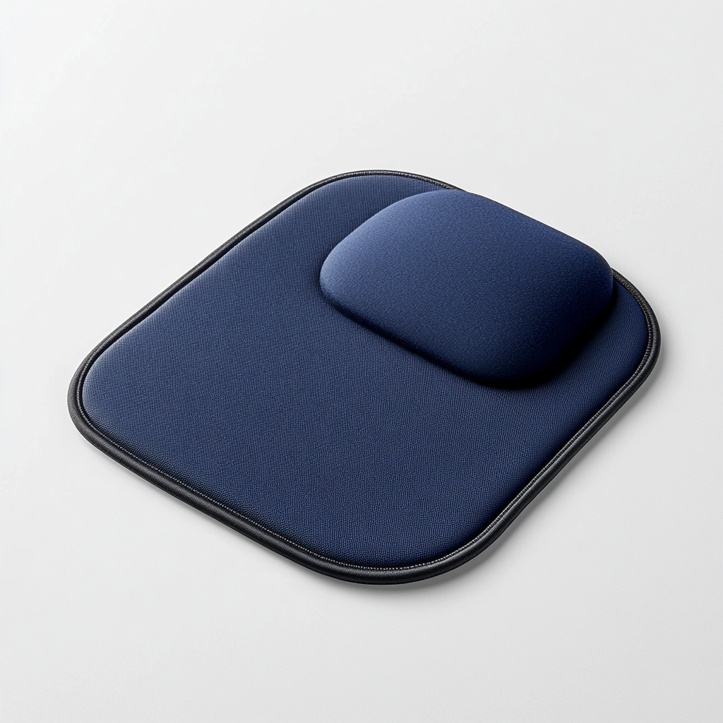 Zxfmw Ergonomic Mouse Pad with Wrist Support - Memory Foam Comfort for Home Office & Gaming - Breathable & Non-Slip Base