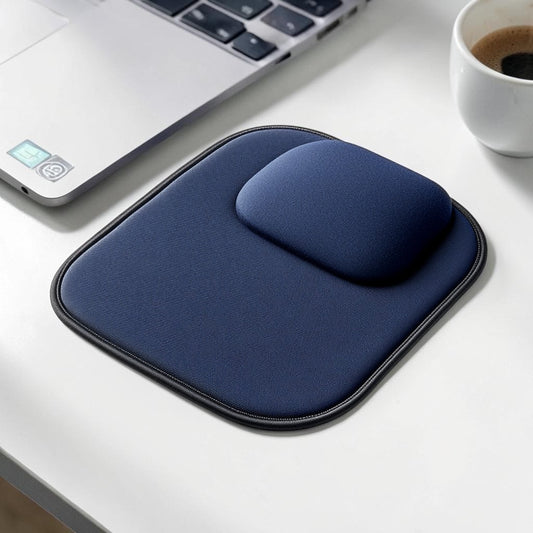 Zxfmw Ergonomic Mouse Pad with Wrist Support - Memory Foam Comfort for Home Office & Gaming - Breathable & Non-Slip Base
